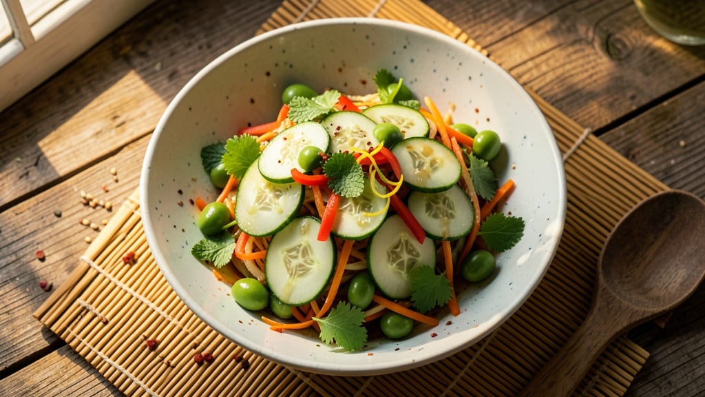 Asian Cucumber Salad Recipe Without Sesame Oil: Zesty Lime and Chili Crunch in Minutes