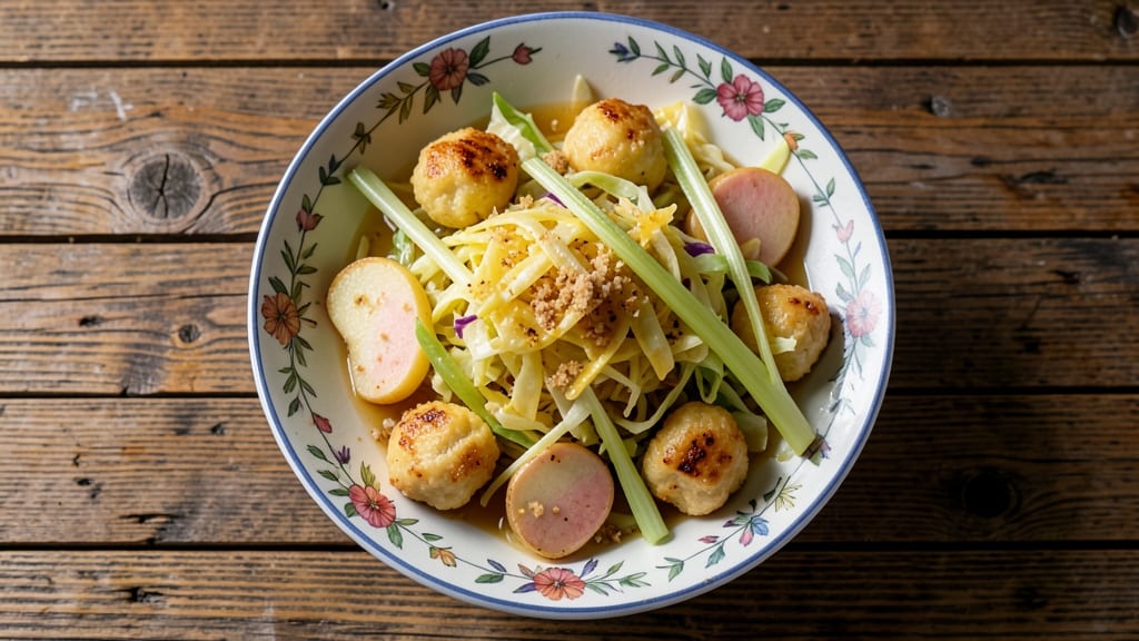 Bierock Salad Recipe: Crispy Celery Crowns Over Creamy Ranch Velout