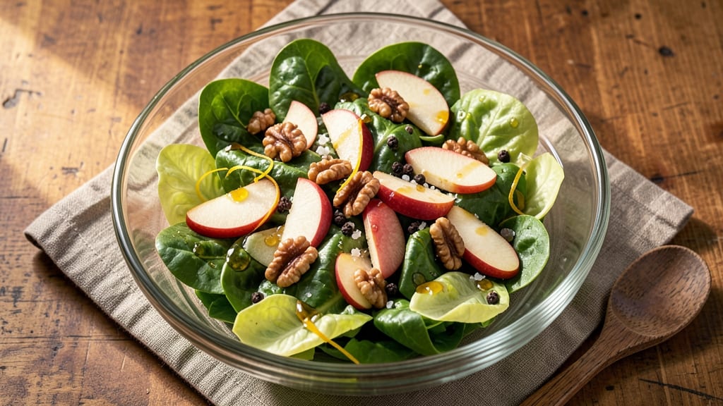 Apple Lettuce Walnut Salad Recipe: Crunchy Sweet-Savory Balance in 15 Minutes