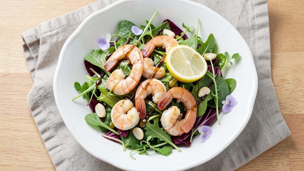 Basic Shrimp Salad Recipe: Light and Zesty with Crispy Celery Bites