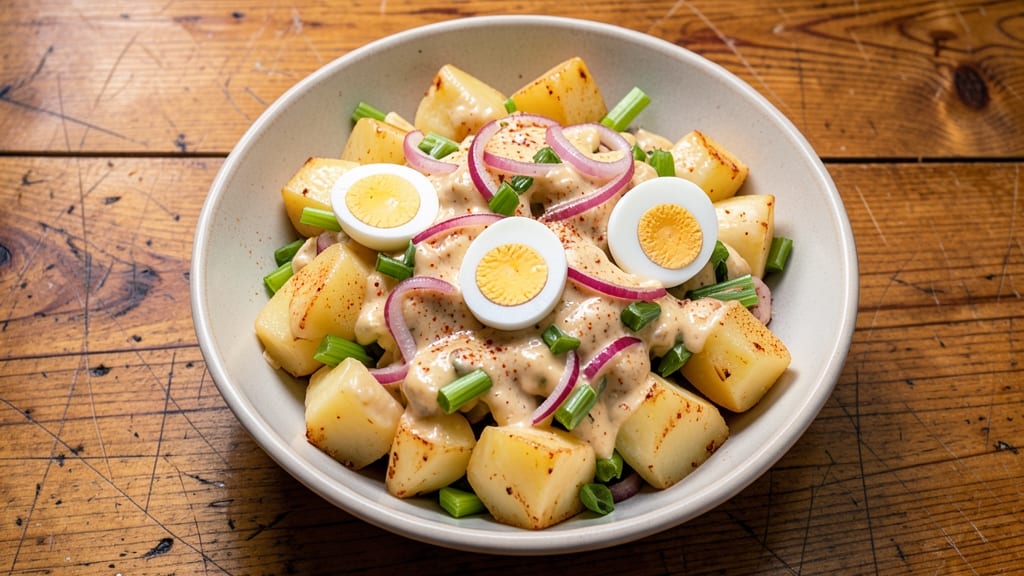 BBQ Restaurant Potato Salad Recipe: Smoky Paprika and Mustard Vinaigrette Magic