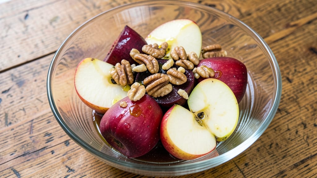 Beet and Fruit Salad Recipe: Sweet-Tart Balance With Crunchy Pecans