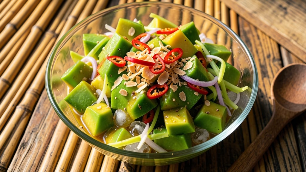 Authentic Thai Green Mango Salad Recipe: Zesty Lime and Chili Crunch Balance