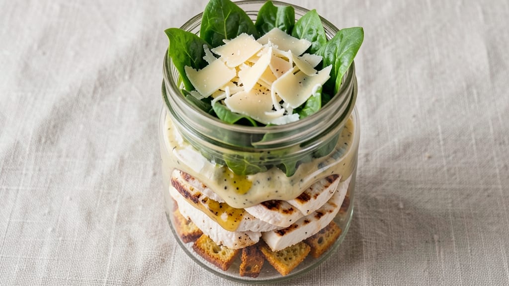 Caesar Salad Mason Jar Recipes: Layered Freshness That Stays Crisp All Day