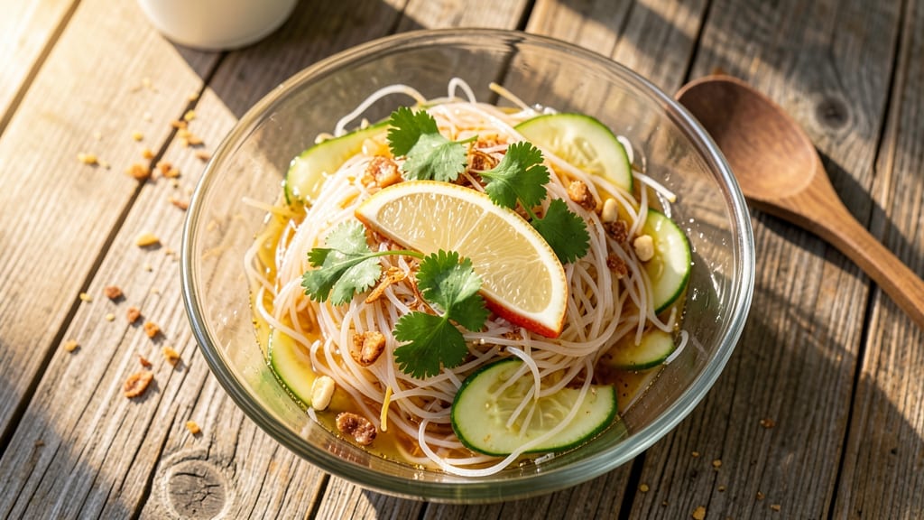 Bean Thread Noodle Salad Recipe: Silky Glass Noodles With Tangy Lime Dressing