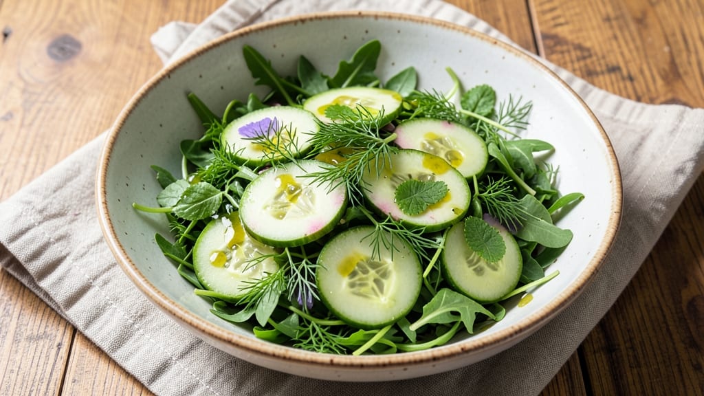 Arugula Cucumber Salad Recipe: Peppery Freshness With Lemon-Herb Zing