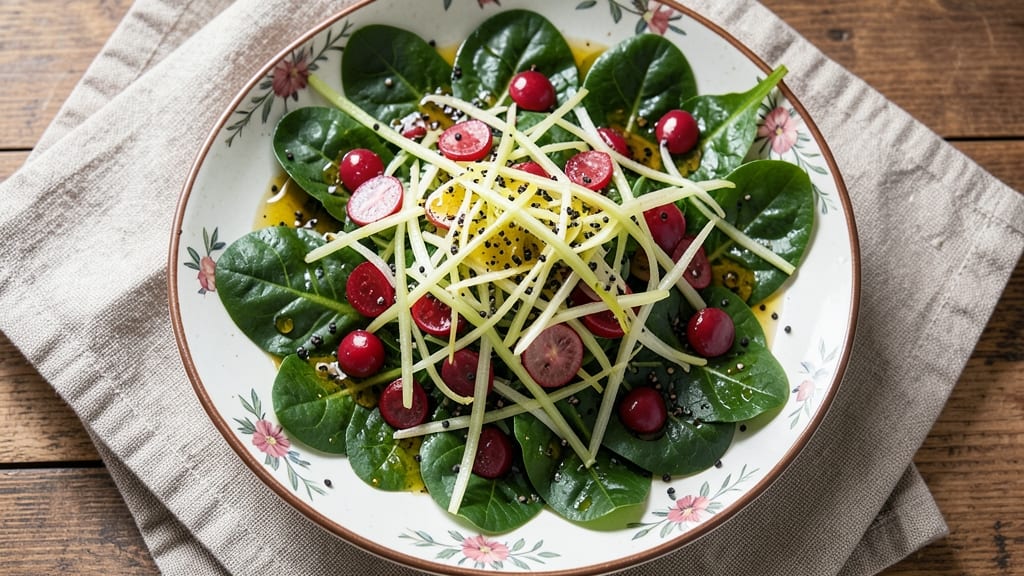 Beet Leaf Salad Recipe: Earthy Greens with Citrus-Poppyseed Zing