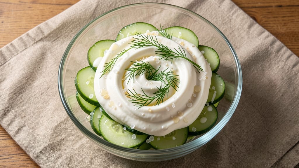 Cucumber Salad Recipe With Heavy Cream: Velvety Creamy Texture Without Curdling