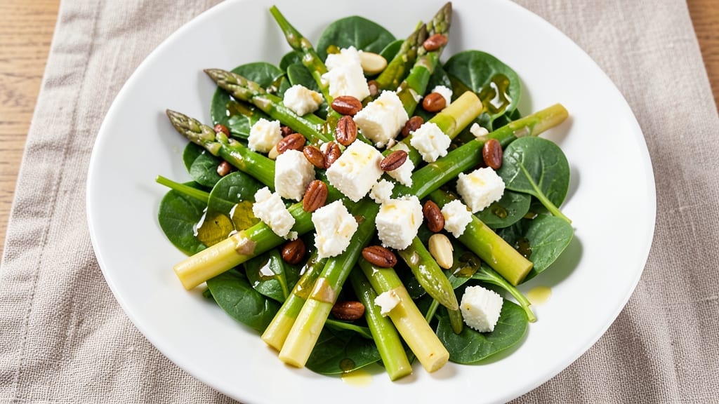 Asparagus, Feta, and Lemon Salad Recipe: Bright Citrus-Popped Greens