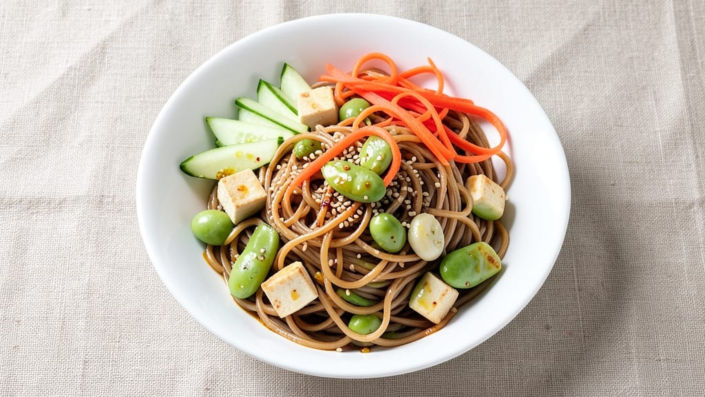 Asian Soba Noodle Salad Recipe: Lightning-Fast Umami-Packed Bite